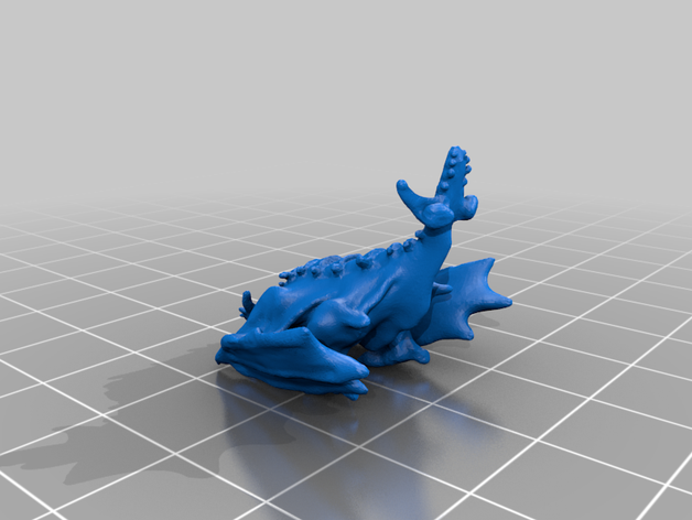 de dragon 3D print model - Mito3D
