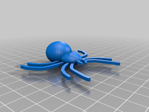 spider animal creepy halloween 3d print model - Mito3D