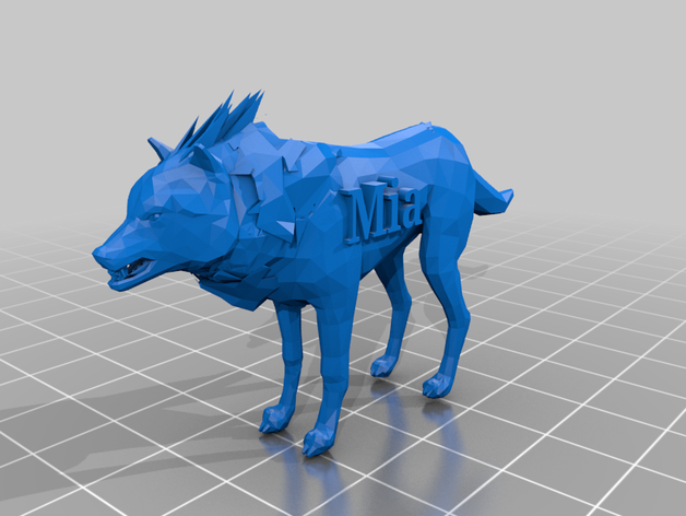 kopieren wolf 3D print model - Mito3D