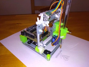 arduino mini plotter macchina di cnc gcode ploter 3d print model - Mito3D