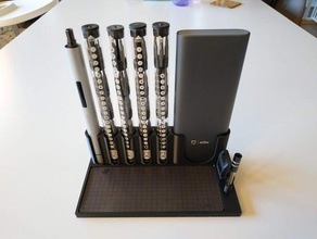 xiaomi wowstick tek+ & mijia tornavida standı masa seti 3d print model - Mito3D