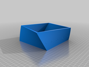 minha personalizado rotativo caixa quadrada 3d print model - Mito3D