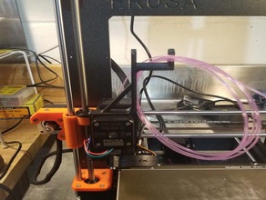 filament sample spool holder prusa i3 3d printer parts printing guide 3d print model - Mito3D
