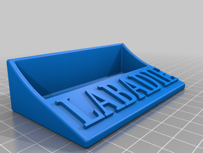 labadie-card-Inhaber 3d print model - Mito3D