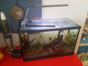 aquarium led light stand fish tank 3d print model - Mito3D