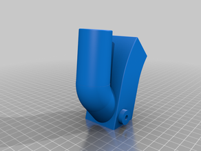 angle grinder dust remover 3d print model - Mito3D