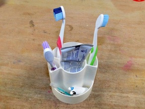 escova de dentes organizador 3d print model - Mito3D