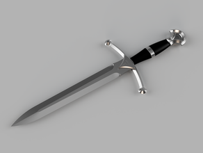 gondorian daga de diseño personalizado cosplay accesorios arma traje la proposición gondor el cuchillo señor los anillos espada corta obra tolkien 3d print model - Mito3D