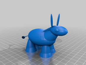cópia de burro 3d print model - Mito3D