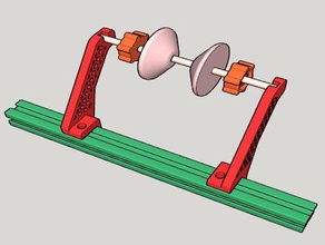suporte filamento agraber fillament titular soporte de bobina 3d print model - Mito3D