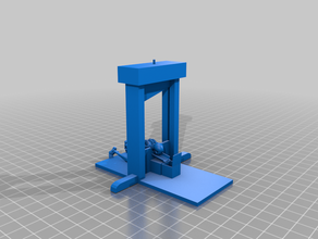 el esqueleto de la guillotina 3d print model - Mito3D