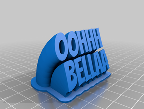 oohhh bellaa özelleştirilmiş 3d print model - Mito3D