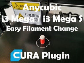 anycubic i3 mega s - cura plugin filamento di cambiamento, cambiamento colore durante la stampa v13 dell'interruttore cambiare miglioramento multicolor 3d print model - Mito3D