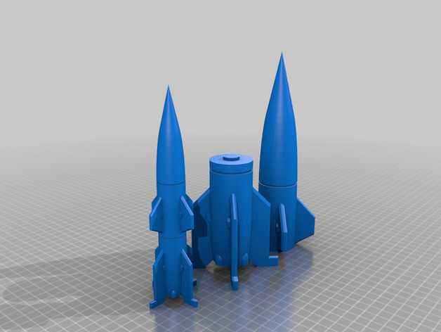cohete projekt 01 los cohetes 3D print model - Mito3D