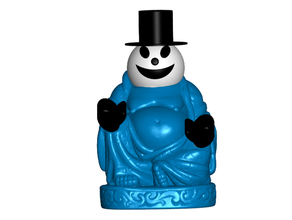 snowman buddha christmas remix winter 3d print model - Mito3D