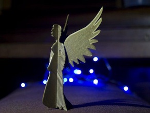 angel christmas decoration decorations ornament ornaments tree xmas trees 3d print model - Mito3D