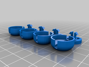 headphone router buttons 3d print model - Mito3D