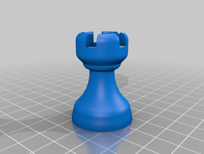 chess tower benchmark boardgame boardgames creative game games toys 3d print model - Mito3D