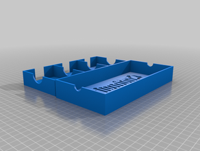 personalizzabile deck box card scatola di carta ponte disney instabile unicorni malvagio 3d print model - Mito3D