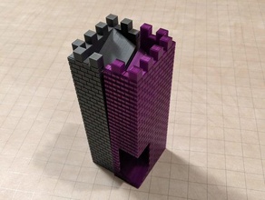 3dm magnético dados torre 3d print model - Mito3D