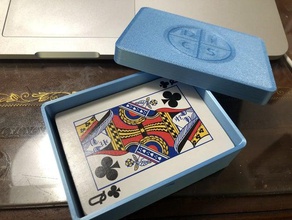 playing card case 3d print model - Mito3D