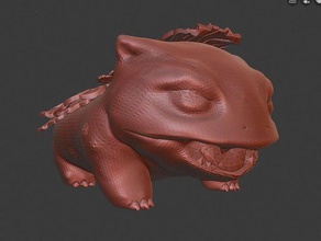 venusaur planter bulbasaur ivysaur pokemon starter 3d print model - Mito3D