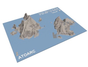 dokdo terrains 3d print model - Mito3D