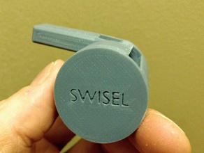 swisel - slotted slide whistle 3d print model - Mito3D