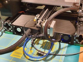 ender 3 todo lo que uno trasero de la electrónica caso 2 40mm fans nuevo Ventilador creality carcasa raspberry pi 3d print model - Mito3D