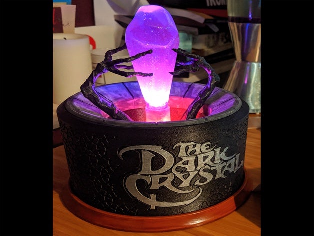 dunkle Kristall-Lampe dark crystal Lampe 3D print model - Mito3D