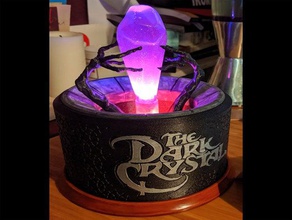 dunkle Kristall-Lampe dark crystal Lampe 3d print model - Mito3D