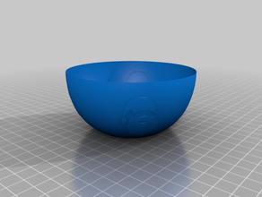 christmas bowl 2 3d print model - Mito3D