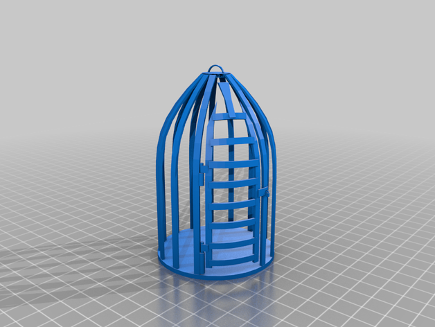 la pendaison de cage caage 3D print model - Mito3D