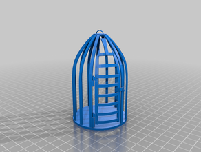 hanging cage caage 3d print model - Mito3D