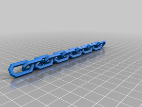 12 link chain customized 3d print model - Mito3D