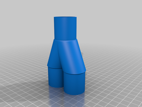 my customized customizer - model rocket cluster & transition factory 3d print model - Mito3D