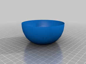 halloween bowl 3d print model - Mito3D