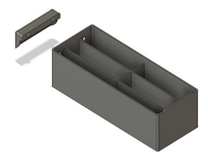 replacement parts drawer & handle resistors cabinet storage 3d print model - Mito3D