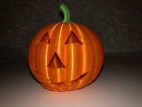 hollow halloween pumpkin decoration 3d print model - Mito3D