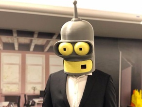 bender capacete - supportless 3d print model - Mito3D