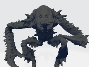 meenlock crab creature creatures dnd miniature lobster mini monster monsters 3d print model - Mito3D