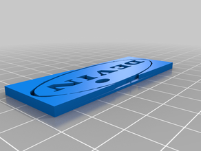 devin emblem smaller thinner automotive badge 3d print model - Mito3D