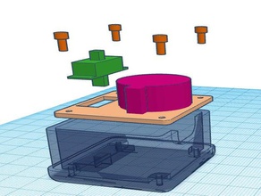heliox dice bottom part safety fix cube 3d print model - Mito3D