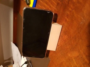 Telefon stand design elegant iphone samsung 3d print model - Mito3D