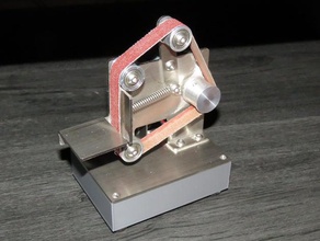 mini sander box 18650 battery holder case storage 3d print model - Mito3D