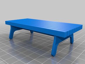 cavalletto panchina 3d print model - Mito3D