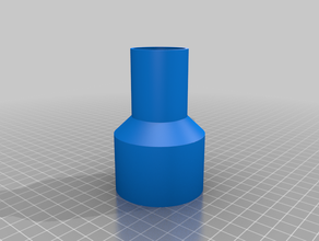 jointer vac adapter customized 3d print model - Mito3D