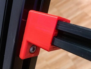 4040 2020 shelf corner connector extrusion 90 degree aluminium profile aluminum bracket mounting 3d print model - Mito3D
