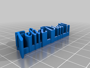 feliz dia personalizado 3d print model - Mito3D