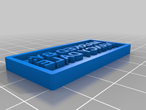 benutzerdefinierten Stempel kundengebundene 3d print model - Mito3D